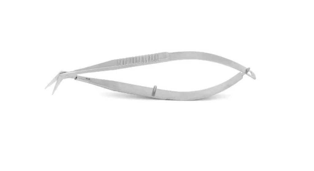 Castroviejo Side Angled Keratoplasty Scissors for Corneal Precision Cutting