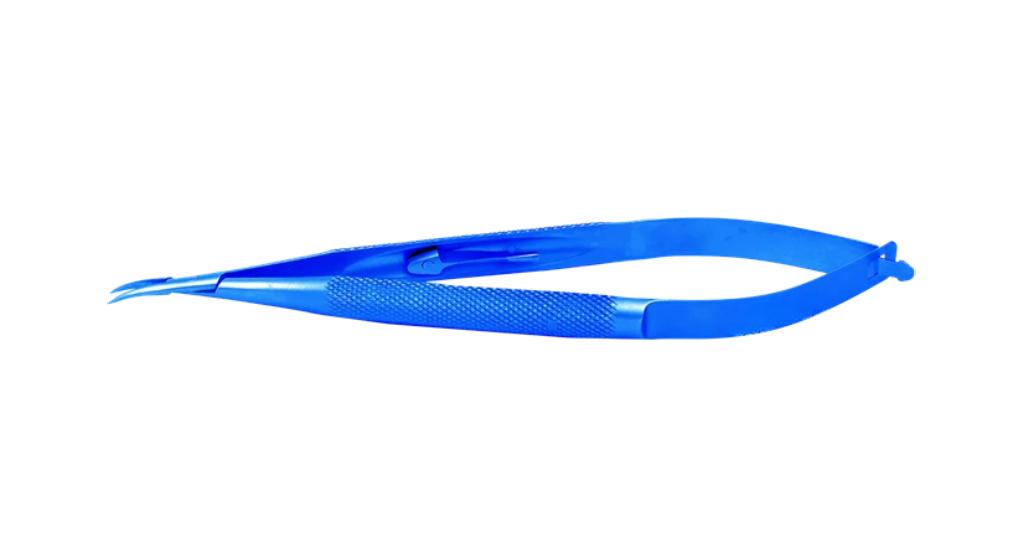 65-575T Barraquer Needle Holder – 14cm Curved Jaw with Lock