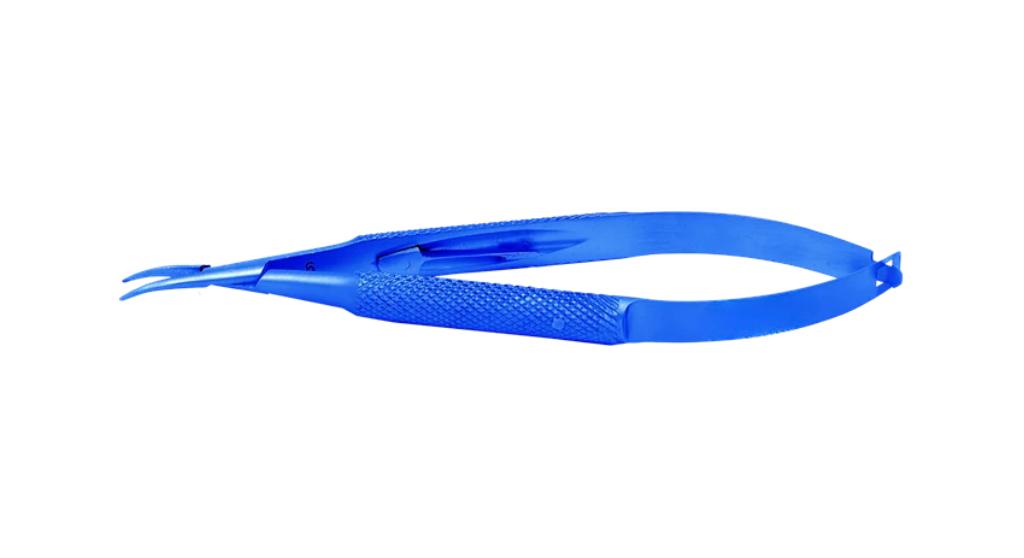 65-571T Barraquer Needle Holder – Curved 12.5mm, Locking Jaws